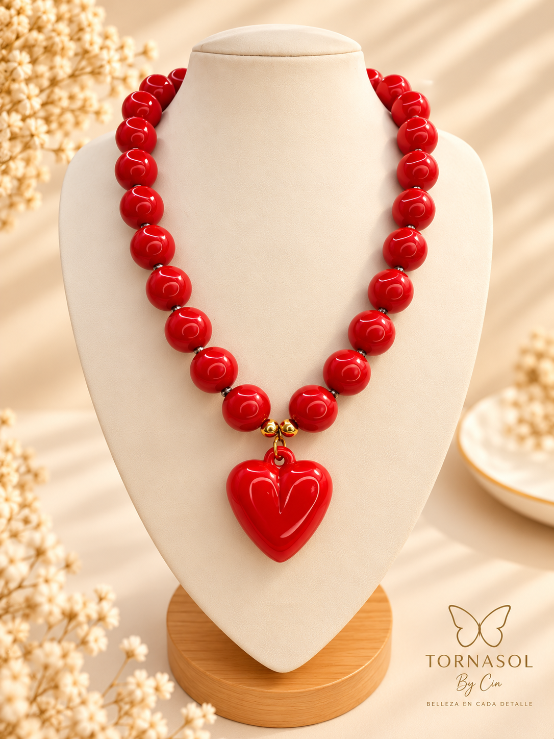 Imagen ilustrativa de Collar Corazón Rojo Pasión